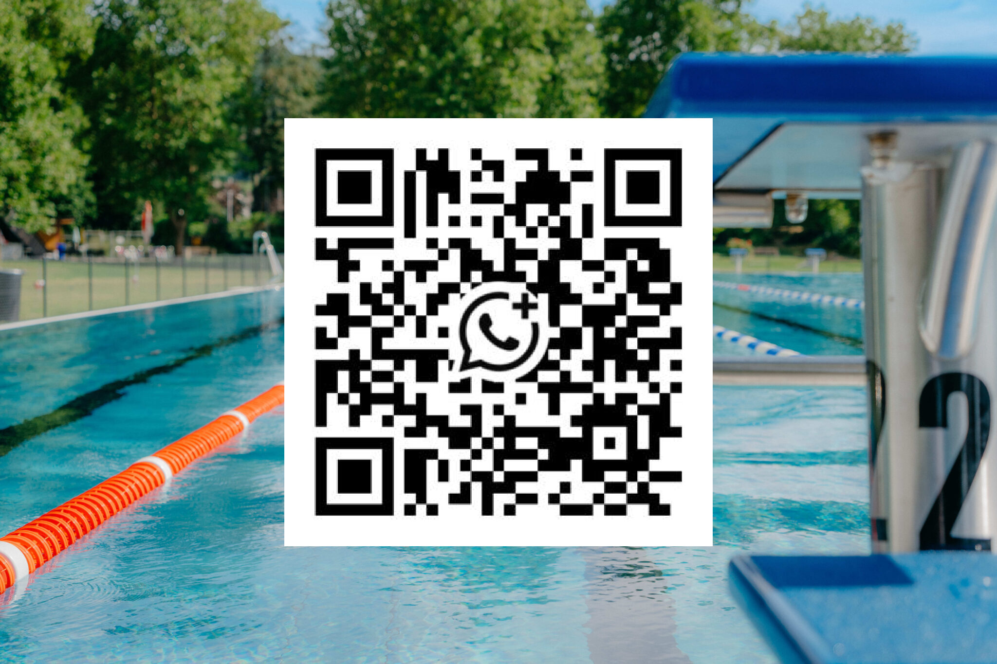 QR-Code, der zum WhatsApp Kanal vom Tägi führt.